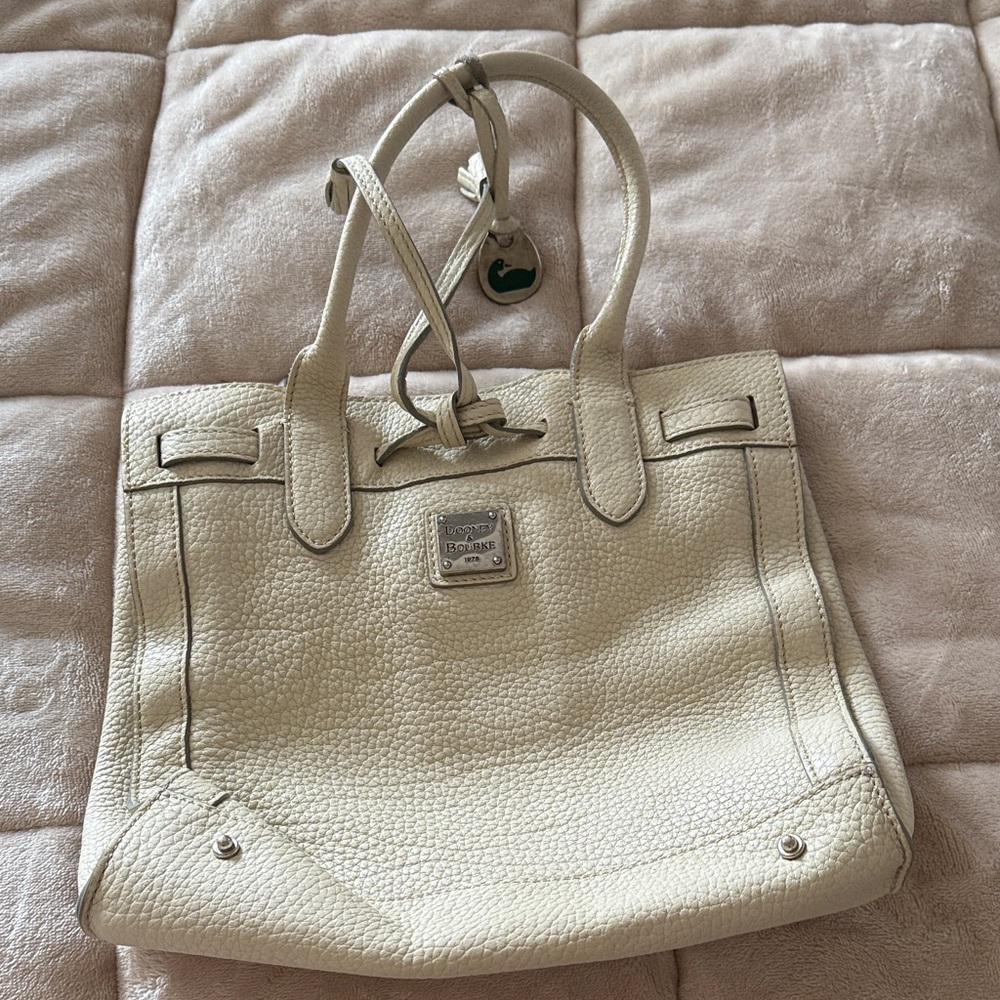 Dooney & Bourke Light Tan Leather Tote
